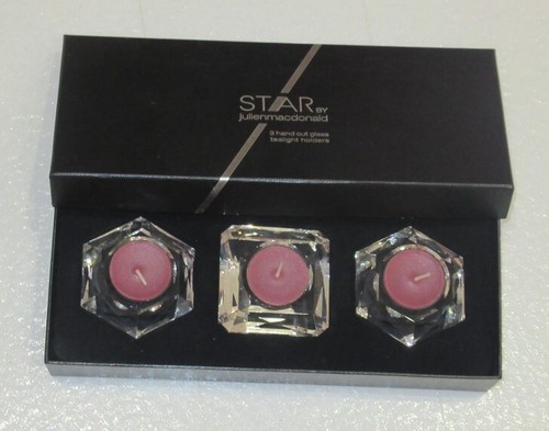 Handcut glass tealight - 3,