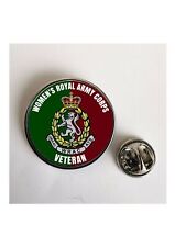 Womens Royal Army Corps WRAC Veteran Military Army lapel pin badge
