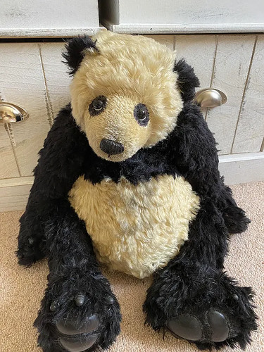 Artist mohair bear bamboo - artist,