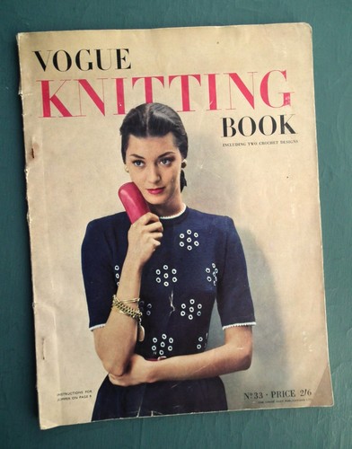 Vintage 1940s vogue knitting - vogue,