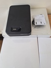 Amazon Basics Portable Security Lock Box Safe with Combination Lock for Document