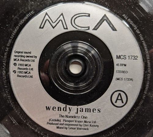 Wendy james nameless - james, one/i