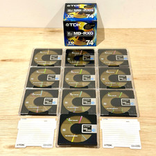 10x minidiscs tdk - minidiscs, 74