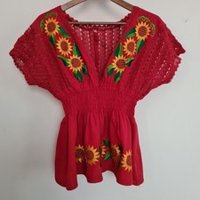 Vinyage Sinflower Embroidery