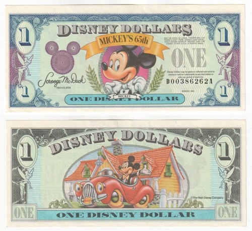 Disney dollars dollar - dollars,