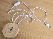 Wood LED Base USB Wood Night