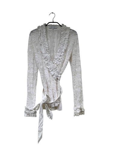 Anne fontaine white lace - white, wrap
