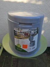 Kampa Khazi Camping Portable Camping / Festival Toilet with Bucket and Lid