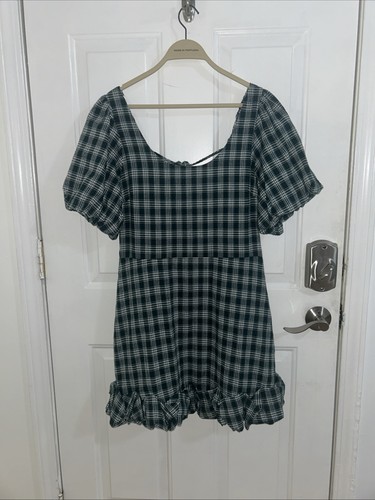Peach love noelle plaid - plaid, mini
