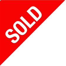 SOLD - Estate Agents Stickers / Labels - Triangles - LET - UNDER OFFER