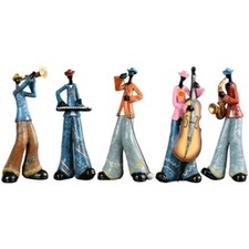 Jazz Band Music Figurine Sax