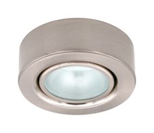 Cabinet Light Silver 12v 20w Halogen Surface Mount Stainless Steel Low Voltage