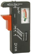 Battery Tester Checker Mercury Universal Tool Cell Power Volt  AA, AAA, 9V PP3