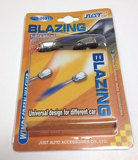 2 UNIVERSAL CHROME LED LIGHTS