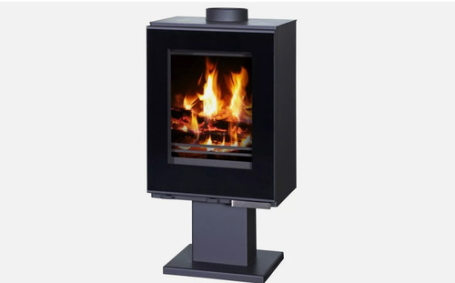 Wood burning stove - stove, tall
