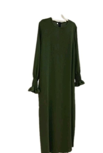 Women ruffle sleeve abaya - women's,