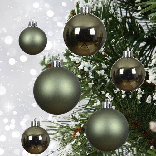 Rosemary green baubles - green,