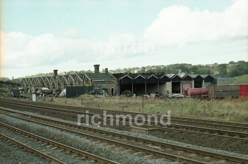 Mirfield steam shed - shed, october
