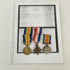 WW1 Medal Trio Private Arnold