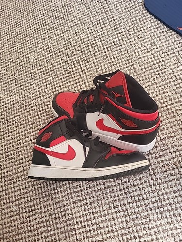 Nike air jordan mid bred - mid, toe