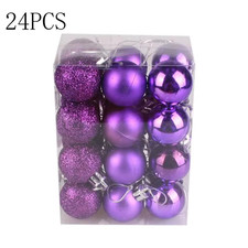 24Pcs 3cm New Christmas Tree Ball, Holiday Party Home Bauble Home Party Hanging