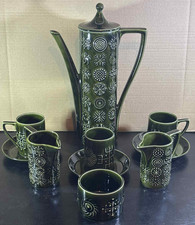 Vintage Totem Susan Williams Ellis Coffee Pot Set - Cups/Saucers/Jugs/Sugar Pot