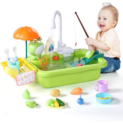 Toddler pretend play kitchen - play,