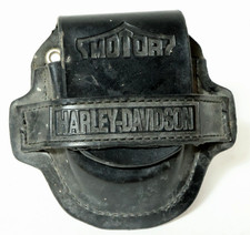 Harley Davidson Collector Clock Case Without Pocket Watch Leather Bag Belt Bag