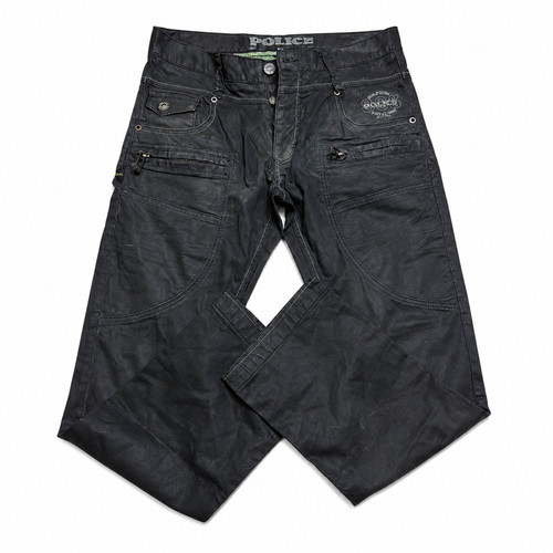 883 police waxed jeans black - 883,