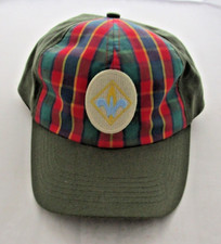 BSA Twill WEBELOS CUB BOY SCOUT Cap Hat Plaid Green Youth M/L Flex Fit