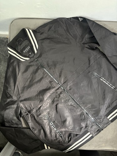 Men guess black bomber - black,