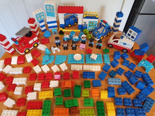 Large duplo bundle police - large, bundle,