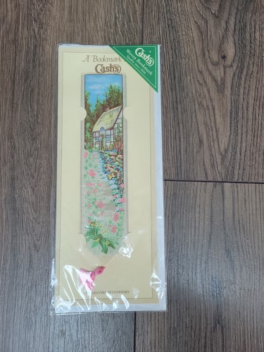 Vintage woven silk bookmark - vintage,