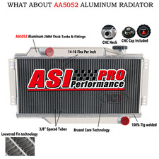 2 Rows Radiator Aluminum For