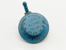 VINTAGE SUPER GAS STANDARD BUTANE GAS REGULATOR BLUE CAMPING GAZ