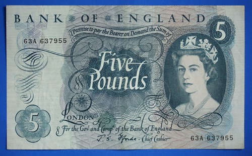 1967 bank england five - england,,