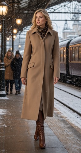 Marks spencer dark camel - &,