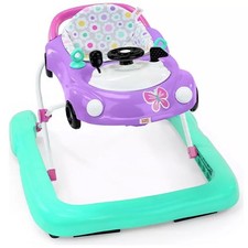 Bright Starts Little Speedster 3-in-1 Car Walker Purple Power Baby Walker 