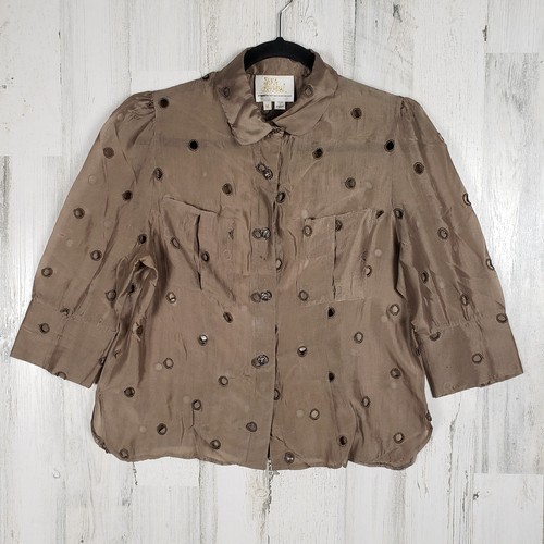 Sara berman silk brown - silk,