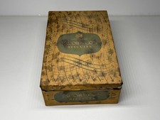 Vintage Jacob & Co's Biscuits Tin Paper Covered Original Makers Cream Crackers