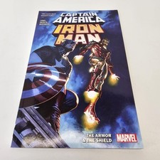 Captain America Iron Man Vol 1 The Armor and the Shield Paper Back Marvel Landy