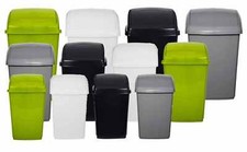 SWING TOP LID PLASTIC RUBBISH