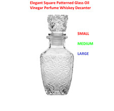 Elegant Square Patterned Glass