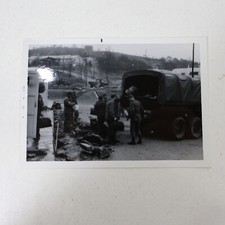 Vtg Photo Loading Trucks at