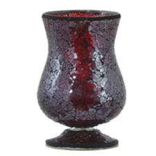 Deep red sparkle - deep, vase