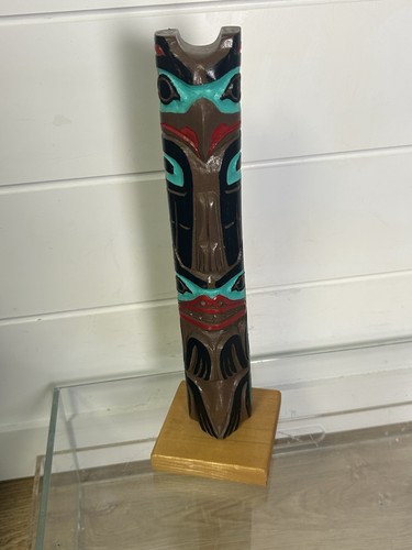 Vintage painted hand carved - hand,
