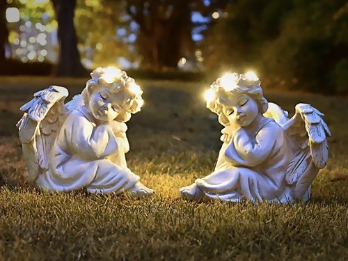 Angel statue garden - decor, for