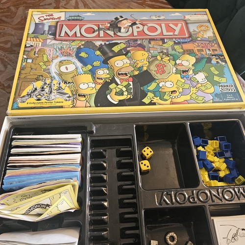 The simpsons monopoly board - simpsons,