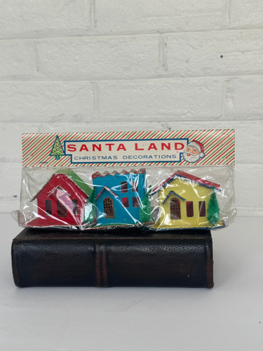 Vintage santa land christmas - vintage,
