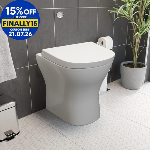 Btw back wall toilet pan - to,